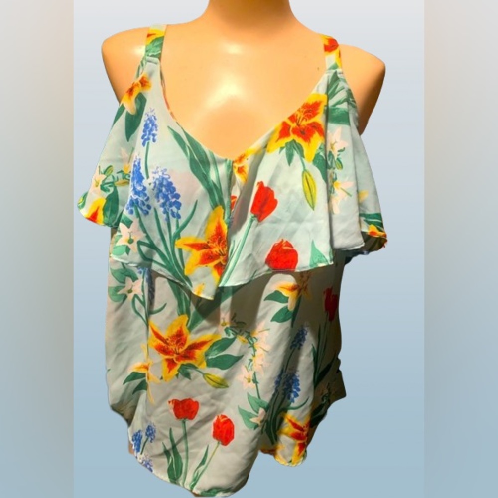 7th Avenue vacation tropical tank top